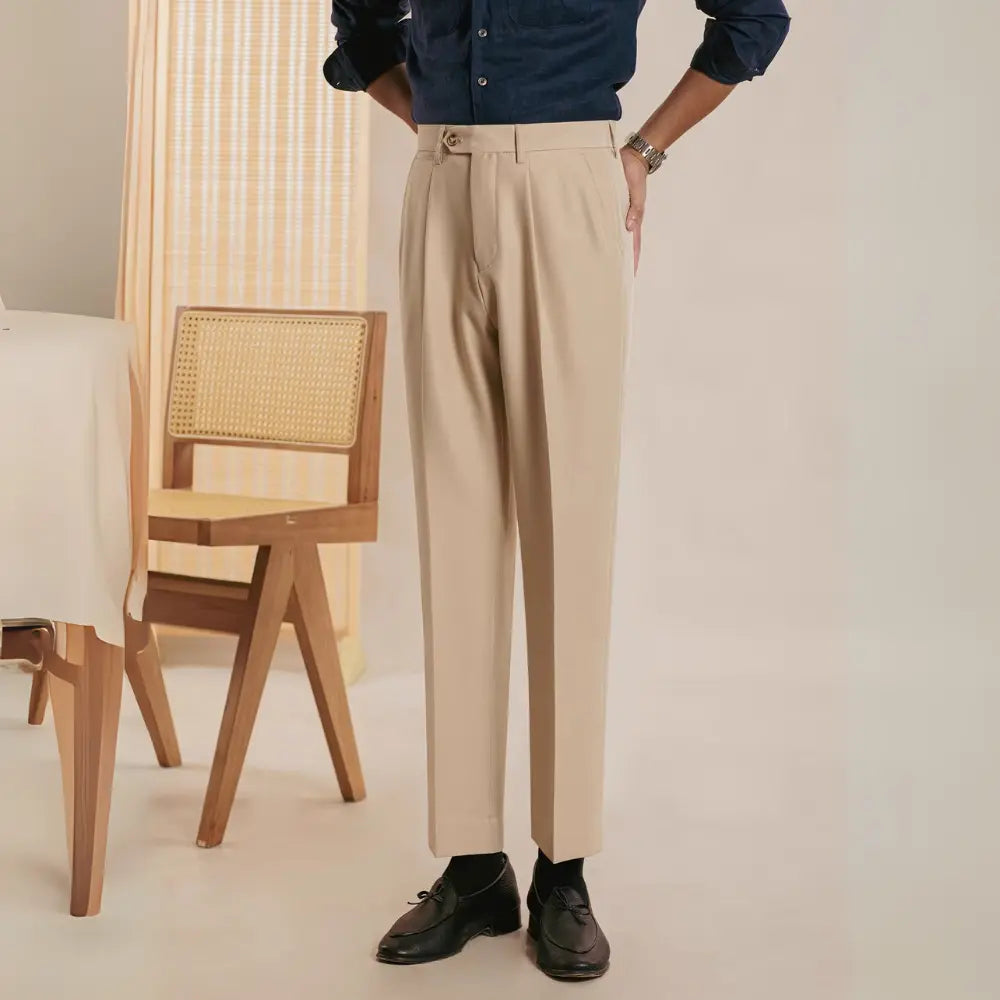 Spring Italian Casual Suit Pants Men's Autumn Prendersons