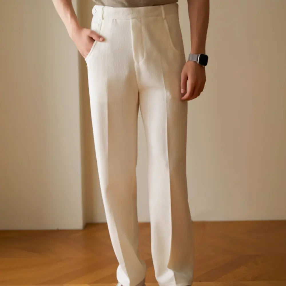 Straight Casual Long Pants Men's Thin Prendersons