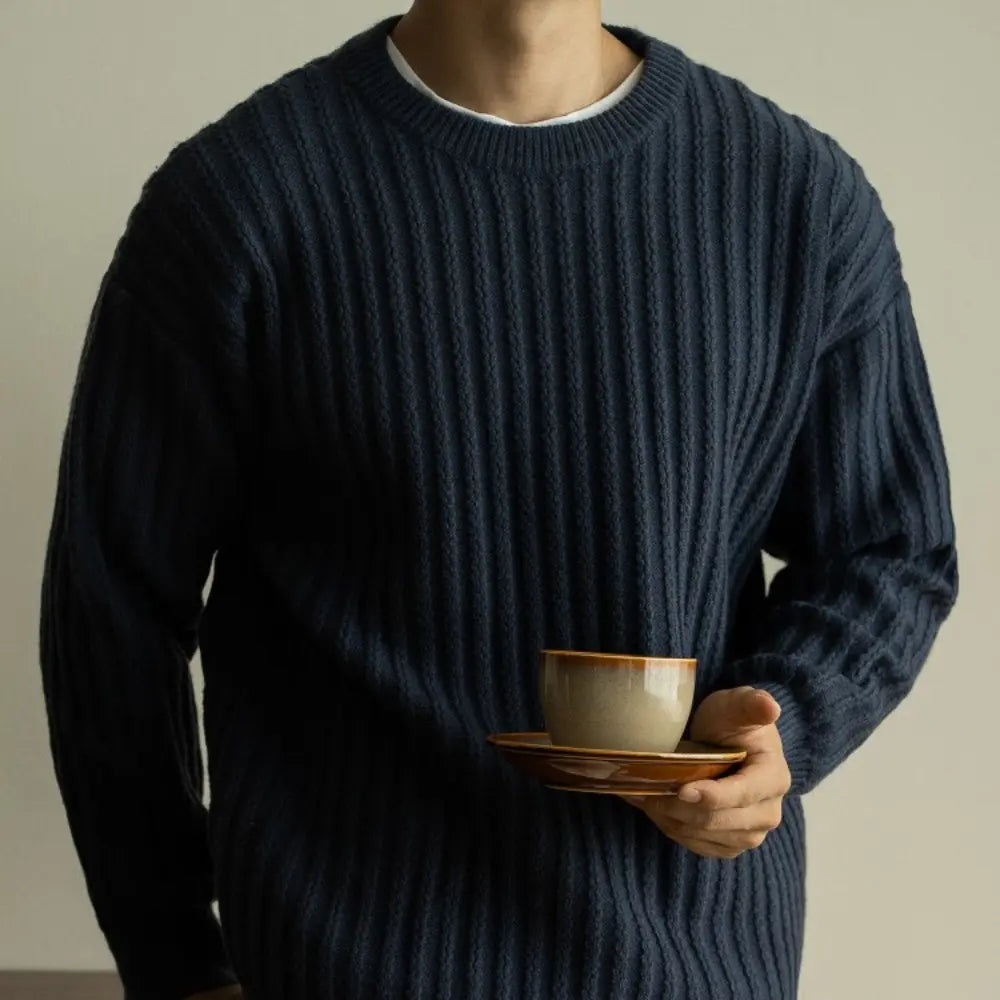 Warm Pullover Round Neck Long Sleeves Sweater Prendersons