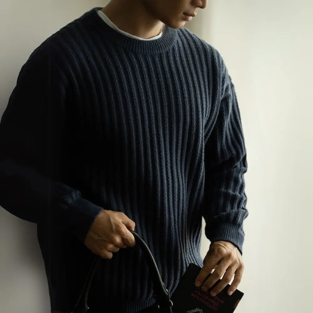 Warm Pullover Round Neck Long Sleeves Sweater Prendersons