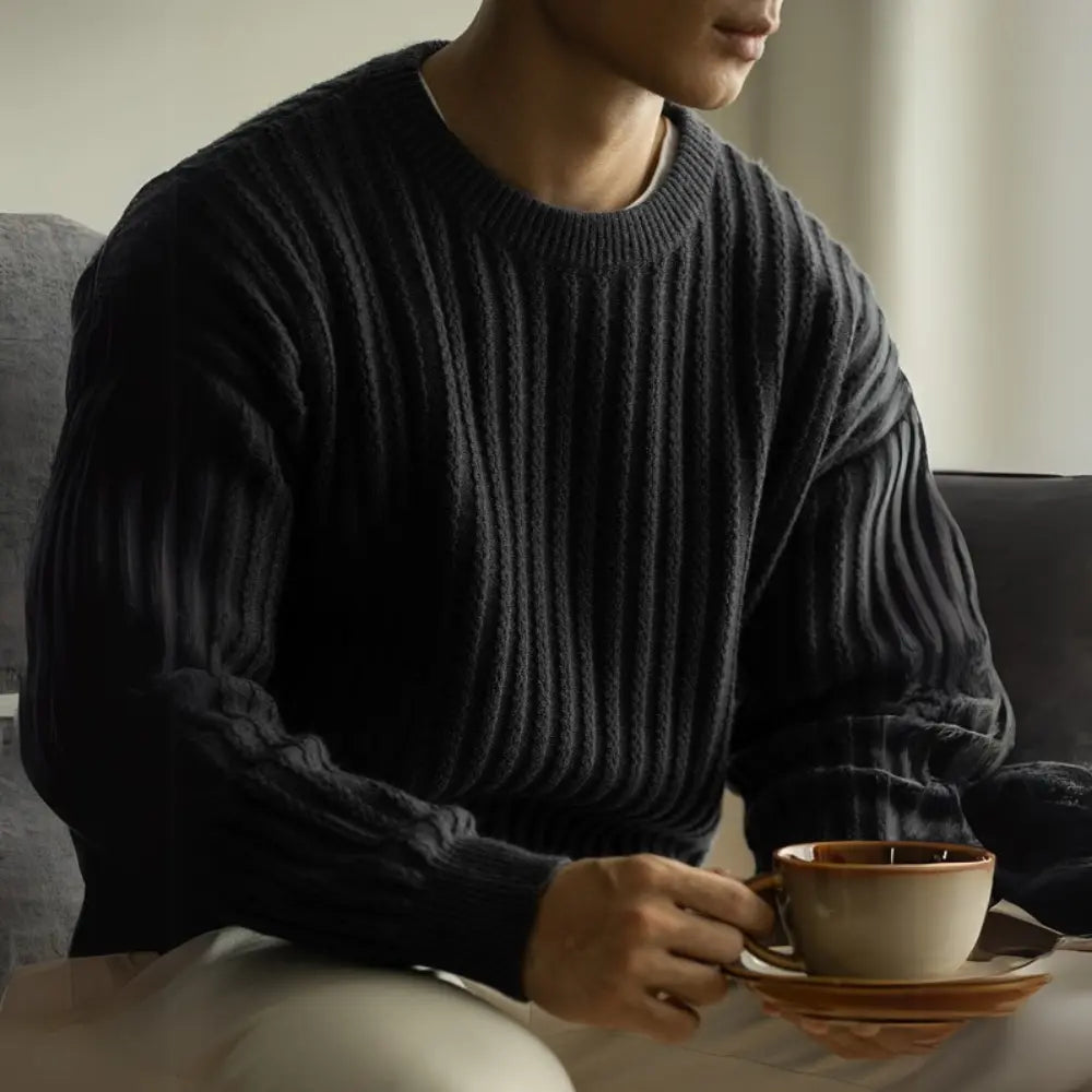 Warm Pullover Round Neck Long Sleeves Sweater Prendersons