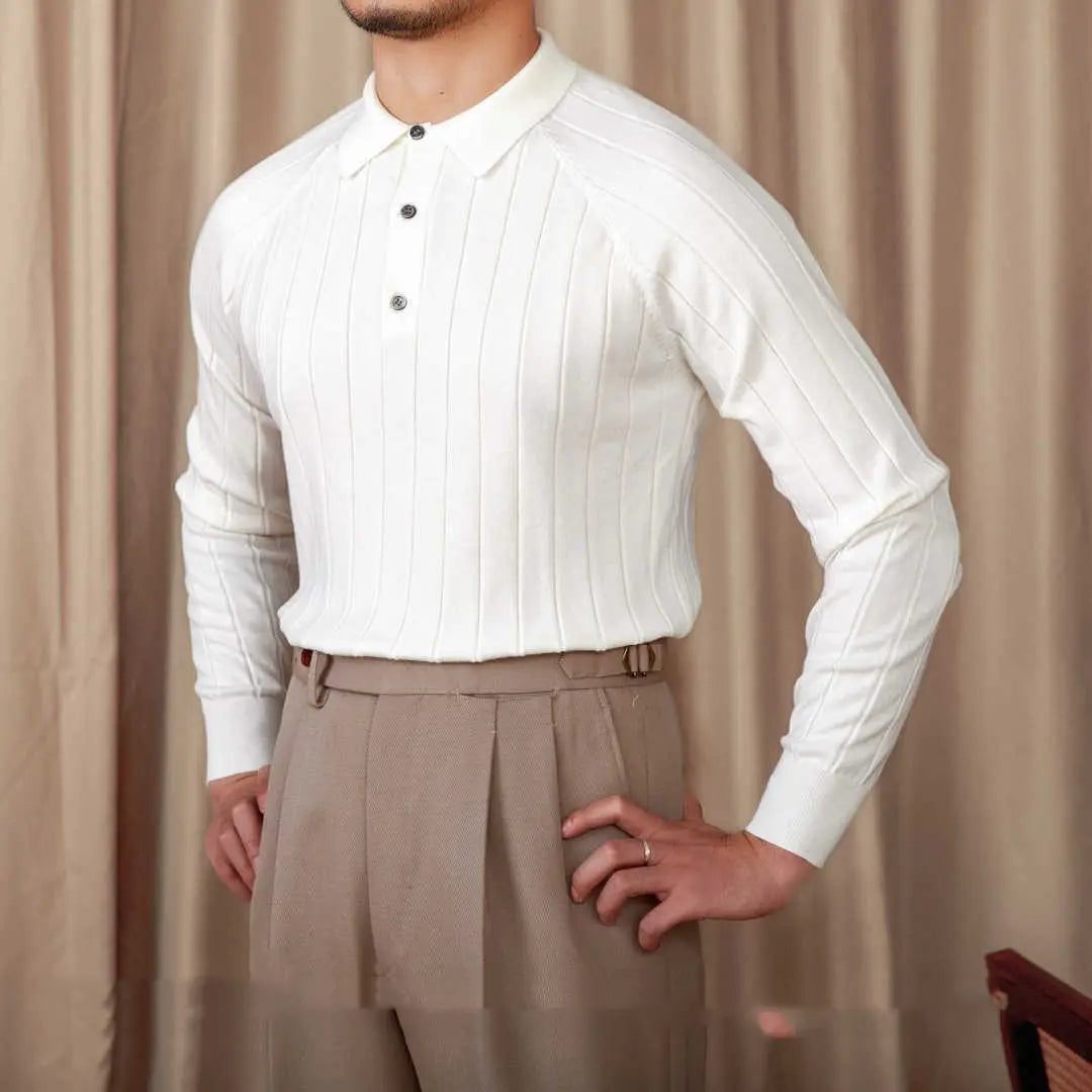 Autumn And Winter British Slim-fitting Lapel Long Sleeve Prendersons