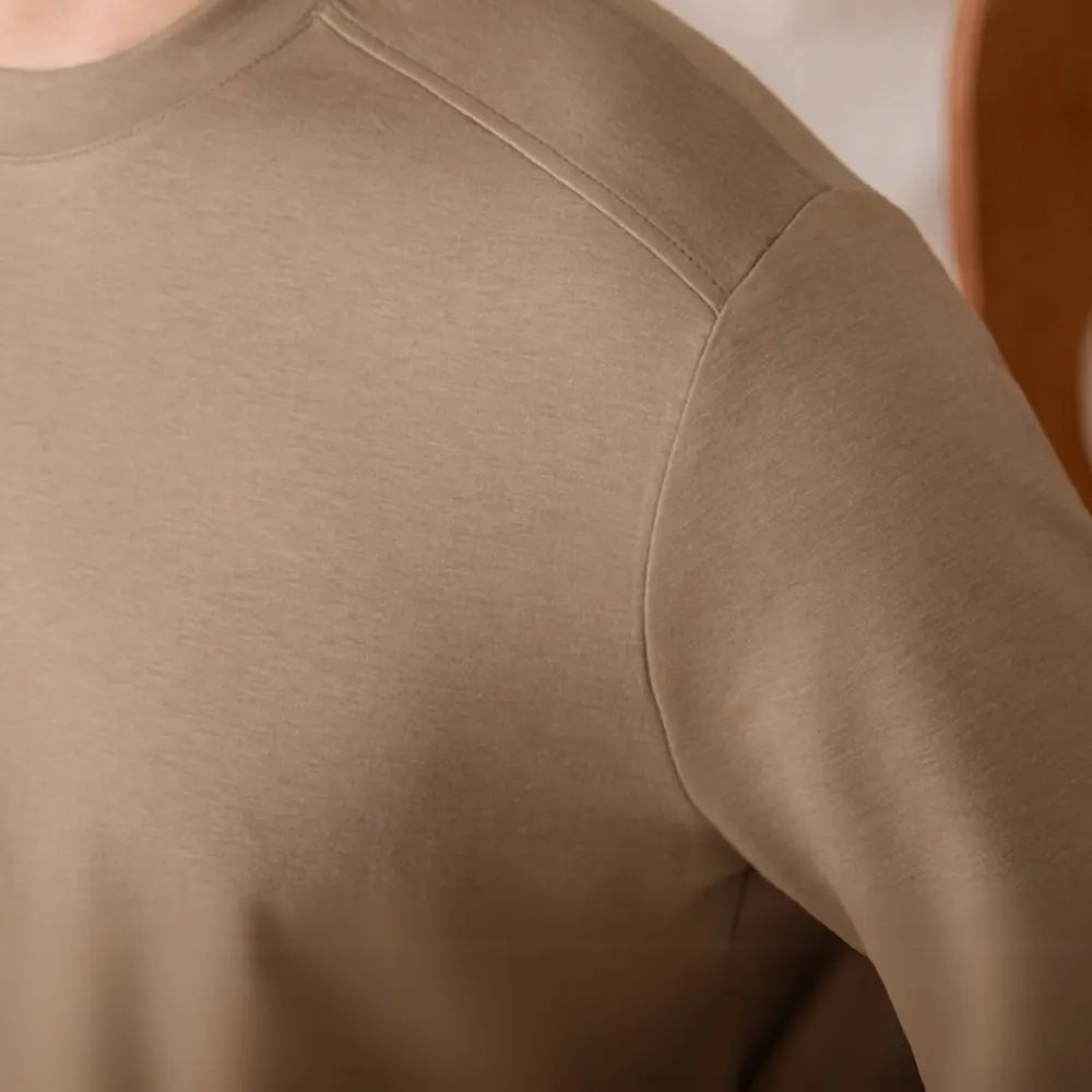 All-match Round Neck Breathable Slim-fit Base T-shirt Prendersons