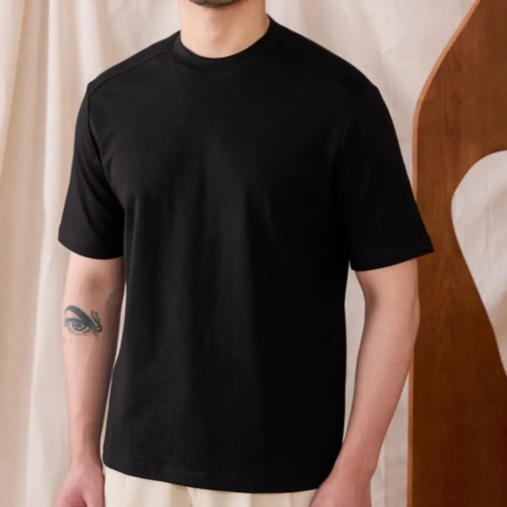 All-match Round Neck Breathable Slim-fit Base T-shirt Prendersons