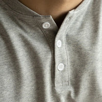 American Casual Henry Collar Breathable Thin Short Sleeve Prendersons