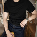 Slim fit heavyweight sleeveless tee - Black