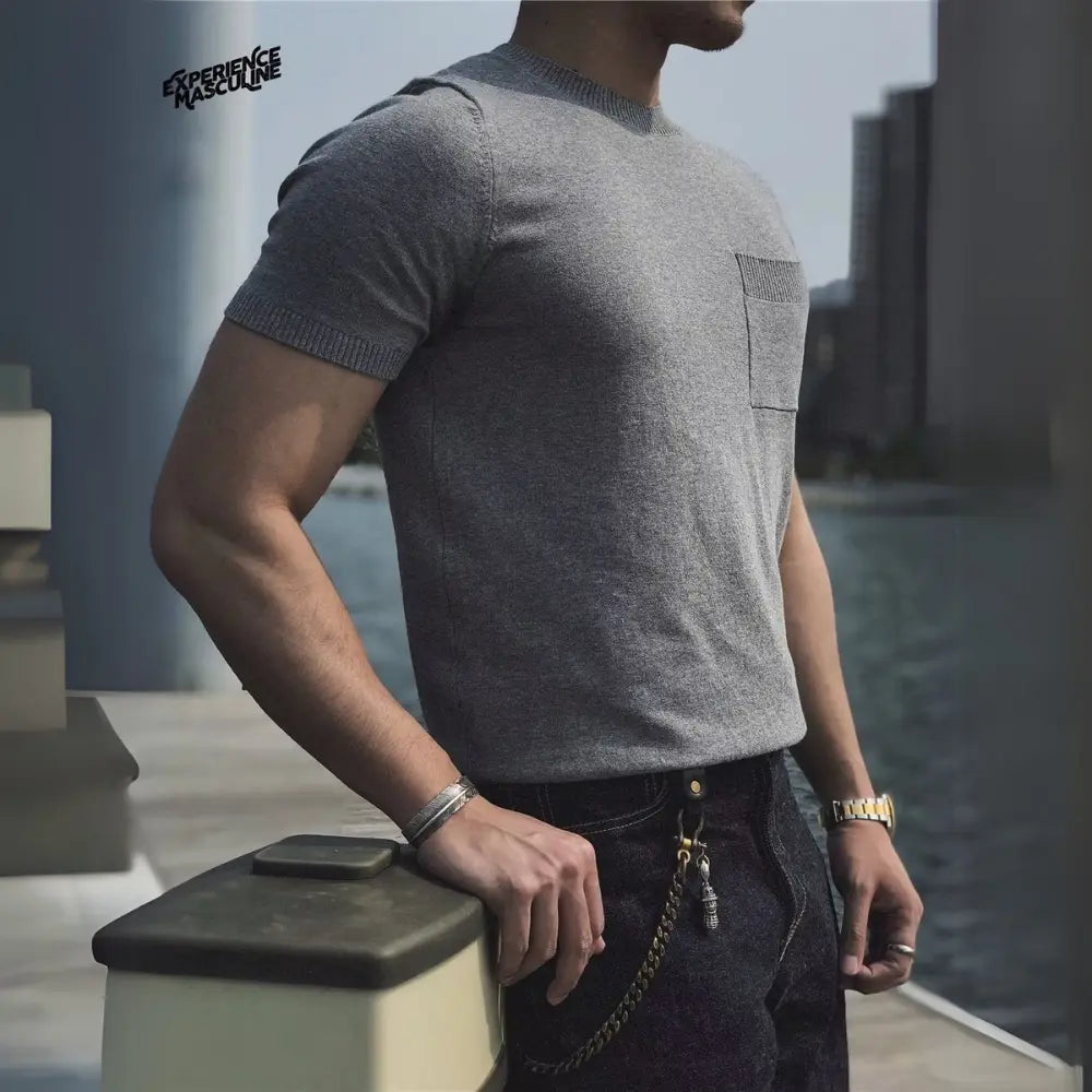 Breathable round neck t shirt