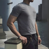 Breathable round neck t shirt