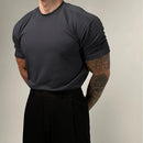 Casual cotton mens summer t shirt