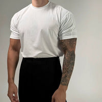 Casual cotton mens summer t shirt