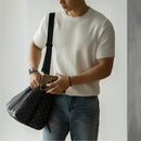 American Retro Waffle Drape Round Neck Short Sleeve T-shirt Prendersons