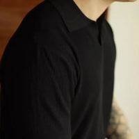 Black v neck t shirts for men