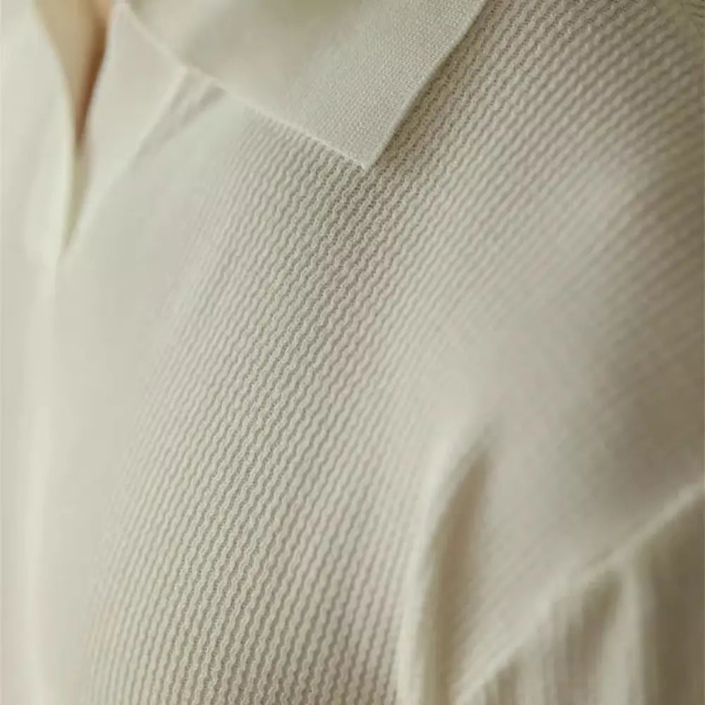 American Polo V Neck T Shirts for Men –  White