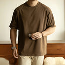 Loose Fit Mens Raglan Sleeve T shirts – Cream White | Summer Essential | Old Money Menswear Prendersons
