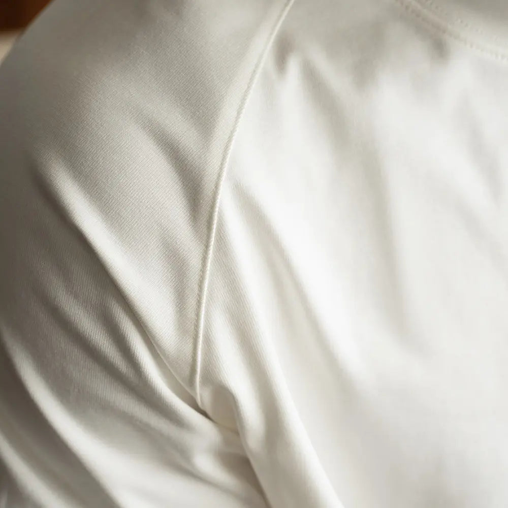 Loose Fit Mens Raglan Sleeve T shirts – Cream White | Summer Essential | Old Money Menswear Prendersons