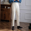 Men’s straight leg trousers - white