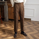Men’s straight leg trousers - Brown
