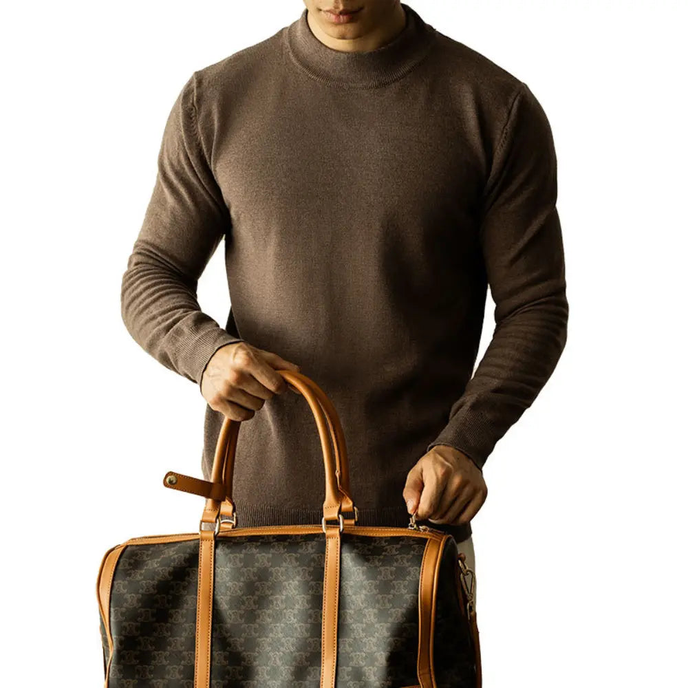 Autumn And Winter Simplicity Round Neck Bottoming Shirt Prendersons