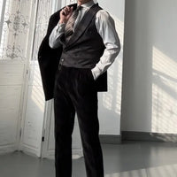 Autumn Corduroy Suit Pants Men's Straight Prendersons