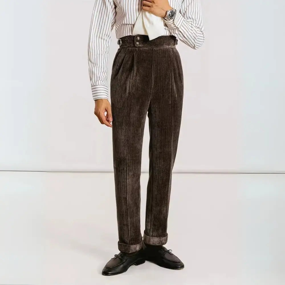Autumn Corduroy Suit Pants Men's Straight Prendersons
