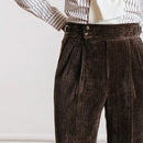 Autumn Corduroy Suit Pants Men's Straight Prendersons