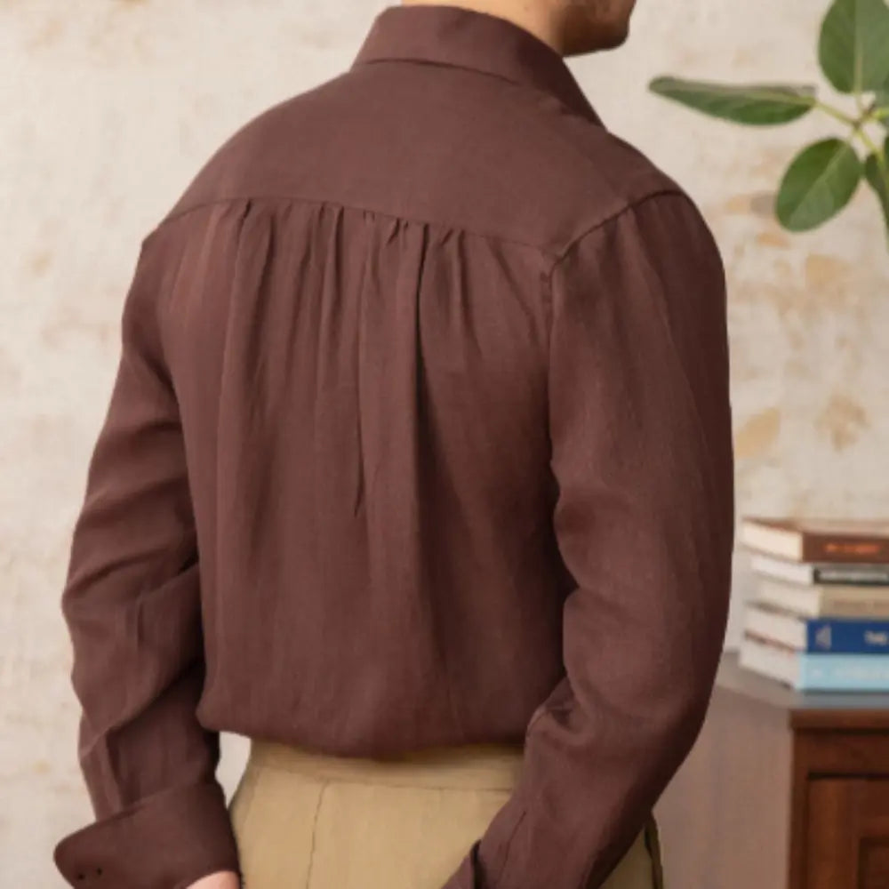 Breathable Casual Light Thin-piece Collar Shirt Prendersons
