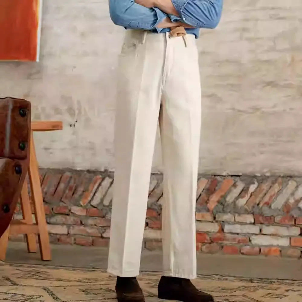 Straight Bootcut Trousers – Mika | Everyday Elegance | Old Money Denim Aesthetic