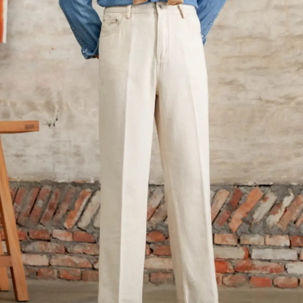 Straight Bootcut Trousers – Mika | Everyday Elegance | Old Money Denim Aesthetic