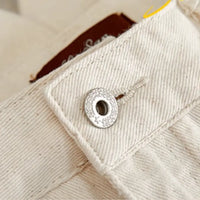 British Cotton Jeans Autumn And Winter Old Money Style Original Embryo Color Straight Bootcut Pants Prendersons