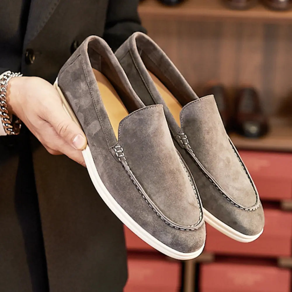 British Loafers Retro Flat Bottom Casual Men Prendersons