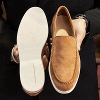 British Loafers Retro Flat Bottom Casual Men Prendersons
