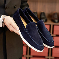 British Loafers Retro Flat Bottom Casual Men Prendersons