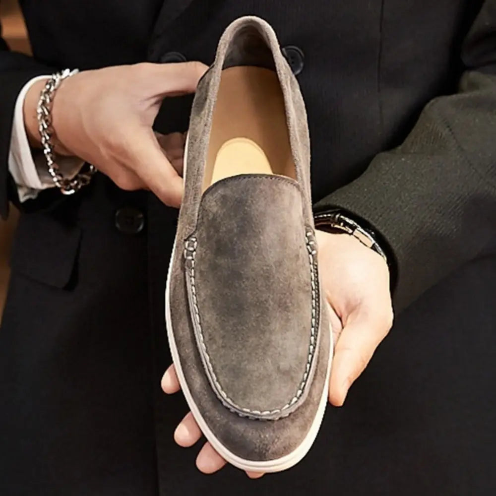 British Loafers Retro Flat Bottom Casual Men Prendersons