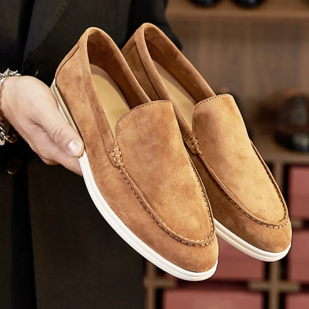 British Loafers Retro Flat Bottom Casual Men Prendersons