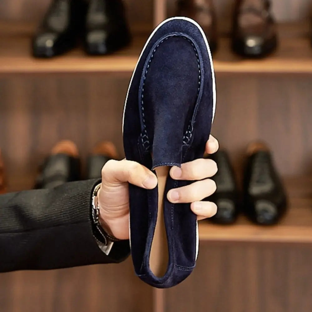 British Loafers Retro Flat Bottom Casual Men Prendersons