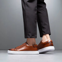 British Style Brushed Casual Shoes Soft Bottom Men Prendersons