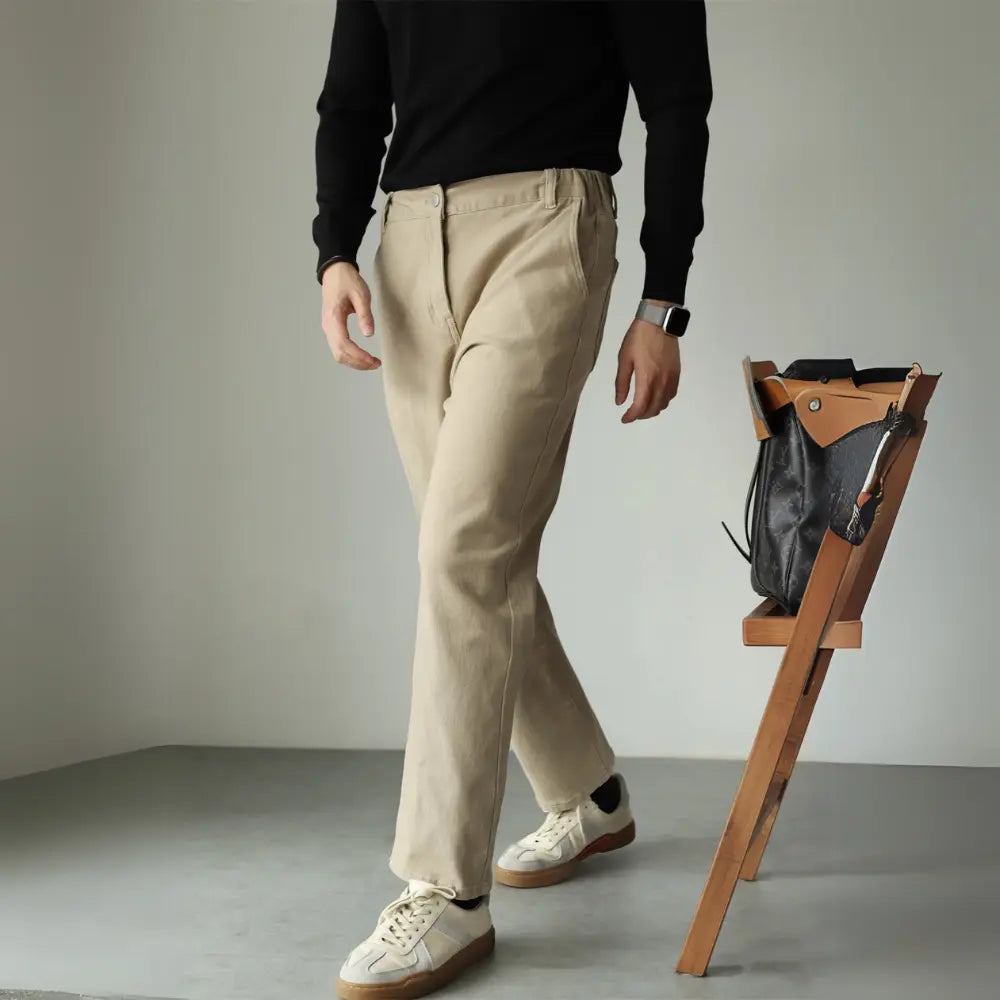Brushed American Retro Cotton Stretch Jeans Prendersons