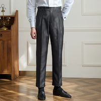 Business Casual Breathable High Waist Straight Pants Prendersons