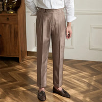 Business Casual Breathable High Waist Straight Pants Prendersons