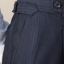 Business Casual Gentry Striped Straight High-waisted Trousers Prendersons