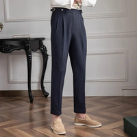 Elegant everyday trousers for men – apricot tone