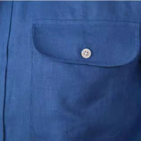 Business Gentry Casual Pure Linen Long-sleeved Shirt Prendersons
