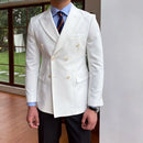 Double breasted suit jacket
