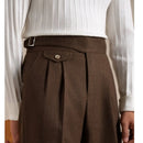 Casual Double Pleated Straight Business Not Tight Suit Pants Prendersons