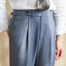 Casual High-waisted Trousers Linen Breathable High Pants Prendersons
