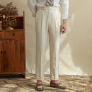 Casual High-waisted Trousers Linen Breathable High Pants Prendersons