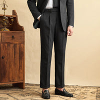Casual High-waisted Trousers Linen Breathable High Pants Prendersons