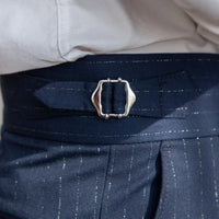 Casual High Waist Men's Straight Striped Non-iron Pants Prendersons
