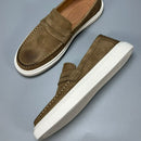 Casual Men's Genuine Retro Soft Bottom Calf Leather Shoes Prendersons