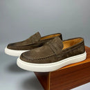 Casual Men's Genuine Retro Soft Bottom Calf Leather Shoes Prendersons
